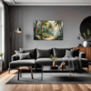 Sunlit Palm Grove Living Room Demo