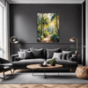 Sunlit Palm Grove Living Room Demo