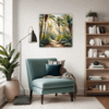 Sunlit Palm Grove Living Room Demo