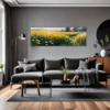 Sunlit Snowy Landscape Living Room Demo