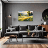 Sunlit Snowy Landscape Living Room Demo