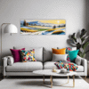 Sunlit Snowy Landscape Living Room Demo