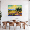 Sunny Olive Grove Dining Room Demo