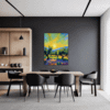 Sunny Olive Grove Dining Room Demo