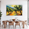 Sunny Olive Grove Dining Room Demo