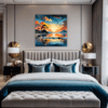 Sunset Beach Embrace Bedroom Demo