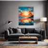 Sunset Beach Embrace Living Room Demo