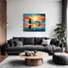 Sunset Beach Embrace Living Room Demo