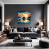 Sunset Beach Embrace Living Room Demo