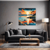 Sunset Beach Embrace Living Room Demo