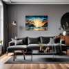 Sunset Beach Embrace Living Room Demo