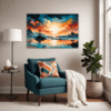 Sunset Beach Embrace Living Room Demo