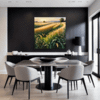 Sunset Golden Wheat Field Dining Room Demo