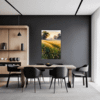 Sunset Golden Wheat Field Dining Room Demo