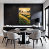Sunset Golden Wheat Field Dining Room Demo
