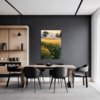 Sunset Golden Wheat Field Dining Room Demo