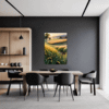 Sunset Golden Wheat Field Dining Room Demo