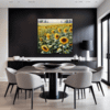 Sunset Sunflower Fields Dining Room Demo