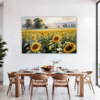 Sunset Sunflower Fields Dining Room Demo