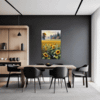 Sunset Sunflower Fields Dining Room Demo