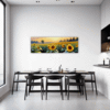 Sunset Sunflower Fields Dining Room Demo
