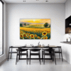 Sunset Sunflower Fields Dining Room Demo