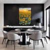 Sunset Sunflower Fields Dining Room Demo
