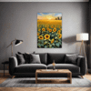 Sunset Sunflower Fields Living Room Demo
