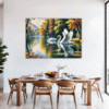Swan Lake Village Scene Dining Room Demo