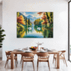 Swan Lake Village Scene Dining Room Demo