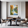 Swan Lake Village Scene Dining Room Demo