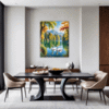 Swan Lake Village Scene Dining Room Demo