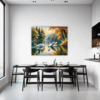 Swan Lake Village Scene Dining Room Demo