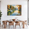 Swan Lake Village Scene Dining Room Demo