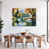 Swan Lake Village Scene Dining Room Demo