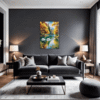 Swan Lake Village Scene Living Room Demo