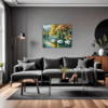 Swan Lake Village Scene Living Room Demo