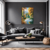 Swan Lake Village Scene Living Room Demo