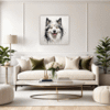 Swedish Lapphund Abstraction Living Room Demo