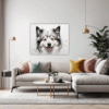 Swedish Lapphund Abstraction Living Room Demo