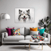 Swedish Lapphund Abstraction Living Room Demo