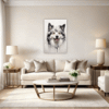 Swedish Lapphund Abstraction Living Room Demo