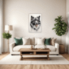 Swedish Lapphund Abstraction Living Room Demo