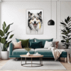 Swedish Lapphund Abstraction Living Room Demo