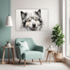 Swedish Lapphund Abstraction Living Room Demo