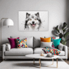 Swedish Lapphund Abstraction Living Room Demo