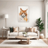 Tailless Ginger Manx Living Room Demo