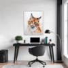 Tailless Ginger Manx Office Demo