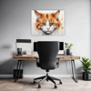 Tailless Ginger Manx Office Demo