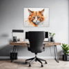 Tailless Ginger Manx Office Demo